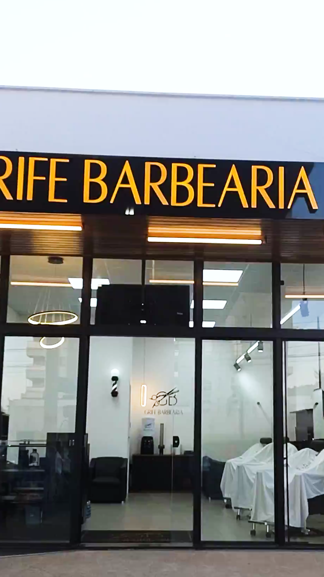 Interior da Grife Barbearia